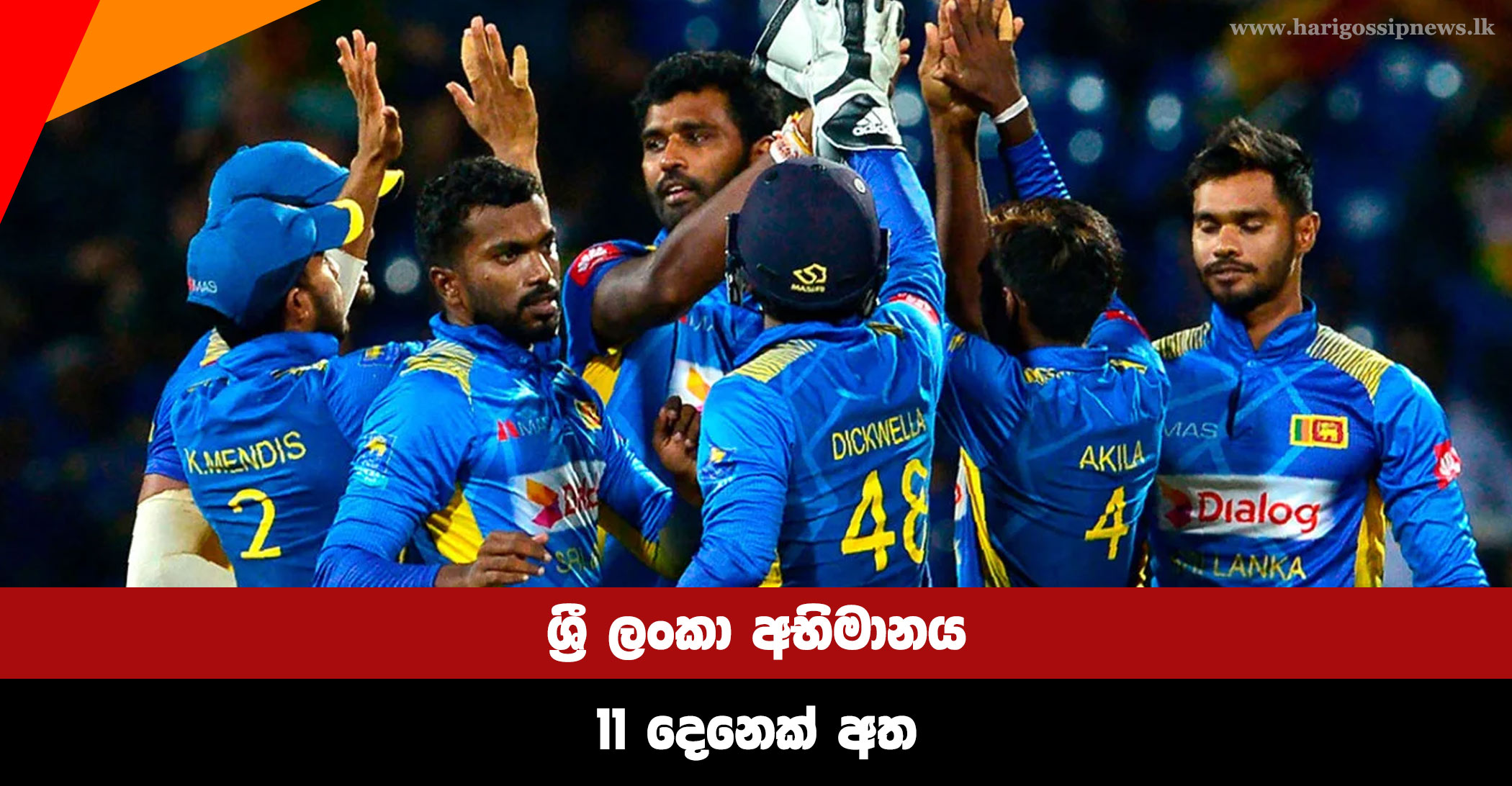 Pride of Sri Lanka in the hands of 11 people